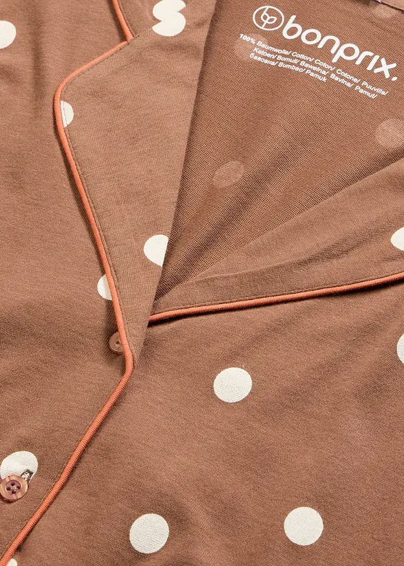 Pyžamo z měkk&eacute; bavlny, bonprix