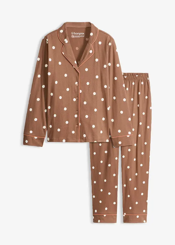 Pyžamo z měkk&eacute; bavlny, bonprix