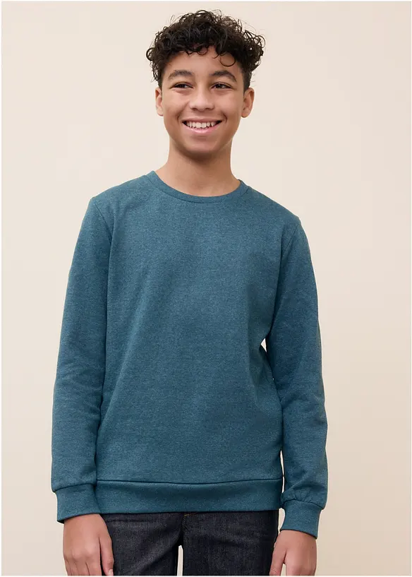 Mikina z měkk&eacute; bavlněn&eacute; směsi (2 ks v balen&iacute;), bonprix