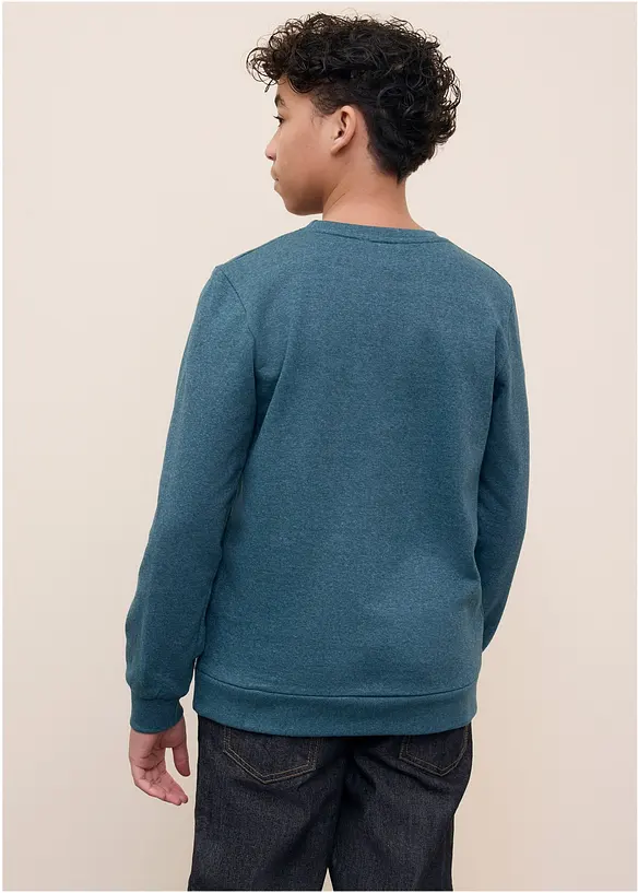 Mikina z měkk&eacute; bavlněn&eacute; směsi (2 ks v balen&iacute;), bonprix