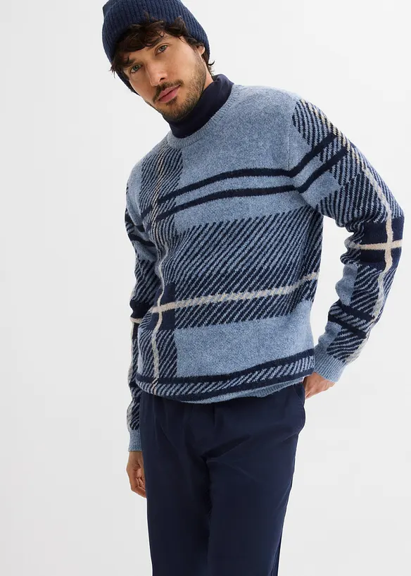 Chino kalhoty s pohodln&yacute;m pasem a opaskem, Regular Fit, Straight, bonprix