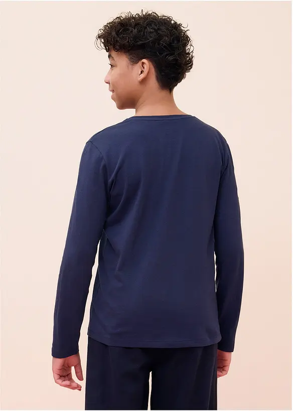 Tričko s dlouh&yacute;m ruk&aacute;vem, s organickou bavlnou (5 ks v balen&iacute;), bonprix