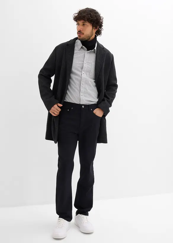 Strečov&eacute; kalhoty Classic Fit s pohodln&yacute;m pasem, Straight, bonprix