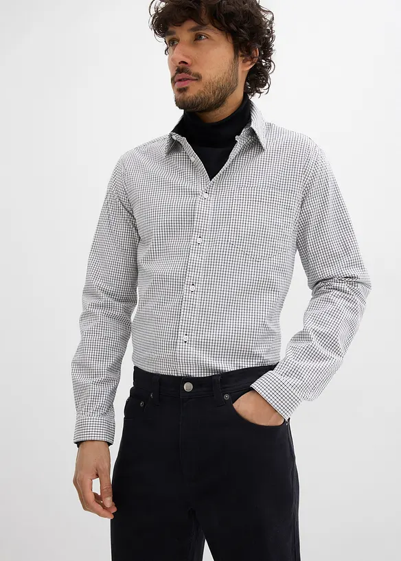 Strečov&eacute; kalhoty Classic Fit s pohodln&yacute;m pasem, Straight, bonprix