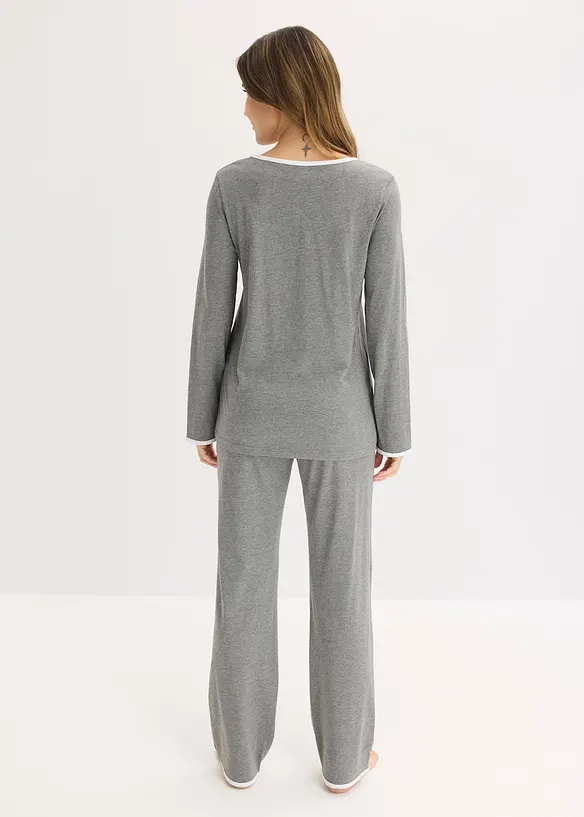 Pyžamo z čist&eacute; bavlny, bonprix