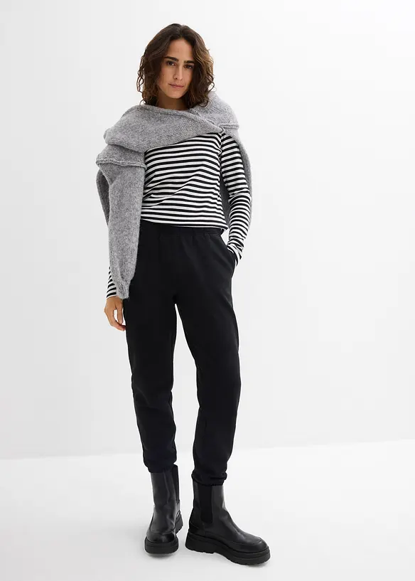 Tepl&aacute;kov&eacute; kalhoty z čist&eacute; organick&eacute; bavlny (2 ks v balen&iacute;), bonprix