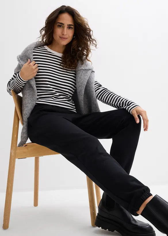 Tepl&aacute;kov&eacute; kalhoty z čist&eacute; organick&eacute; bavlny (2 ks v balen&iacute;), bonprix