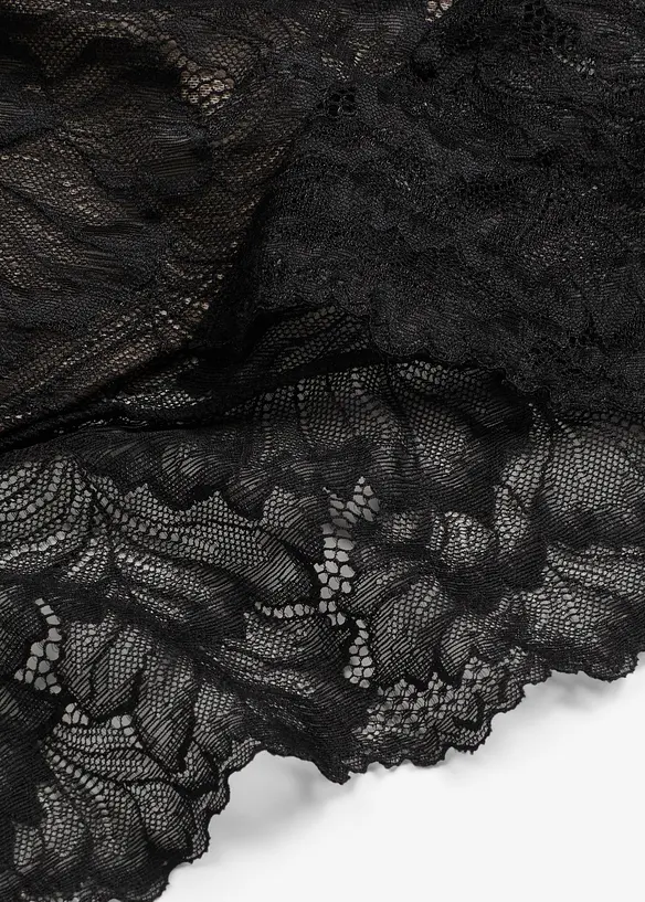 Bokov&eacute; maxikalhotky z jemn&eacute; krajky, bonprix