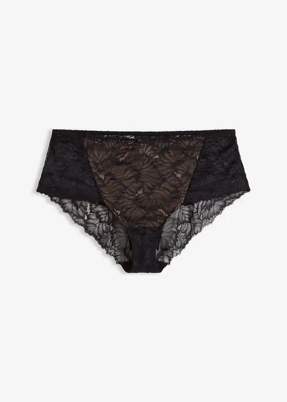 Bokov&eacute; maxikalhotky z jemn&eacute; krajky, bonprix