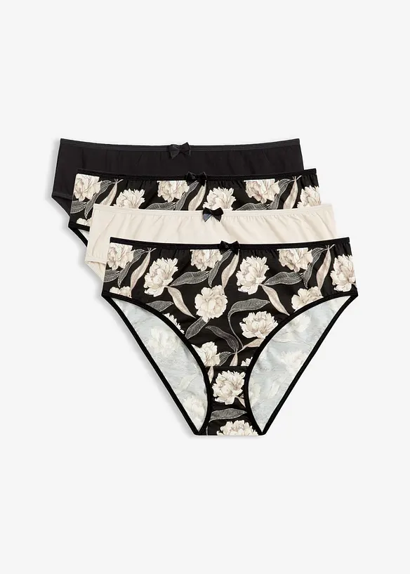 Maxikalhotky s pohodlnou bavlnou (4 ks v balen&iacute;), bonprix