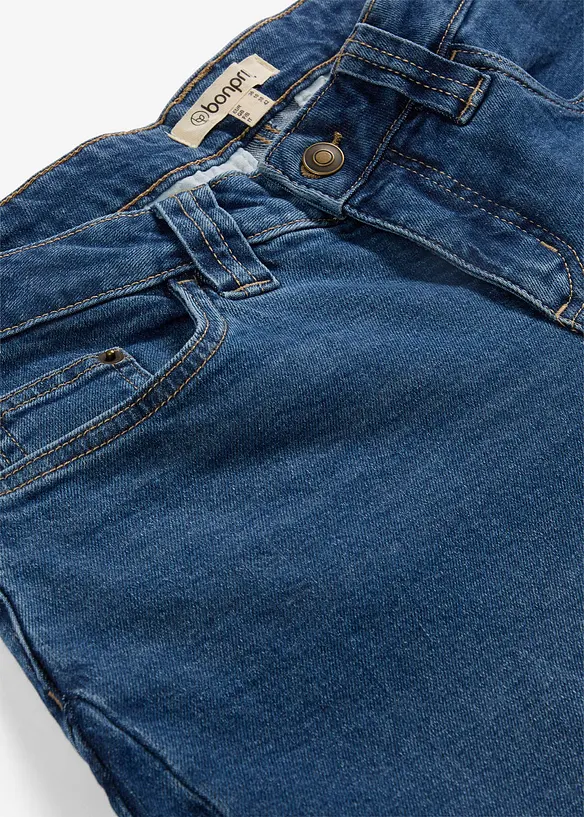 Dž&iacute;ny Barrel, Mid Waist, zkr&aacute;cen&eacute;, bonprix