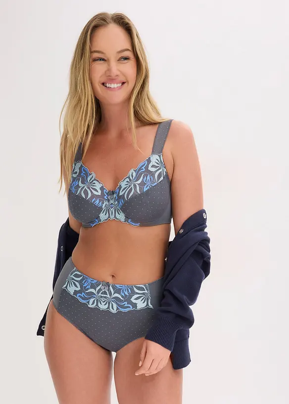 Tvaruj&iacute;c&iacute; kalhotky s jemnou v&yacute;&scaron;ivkou, bonprix