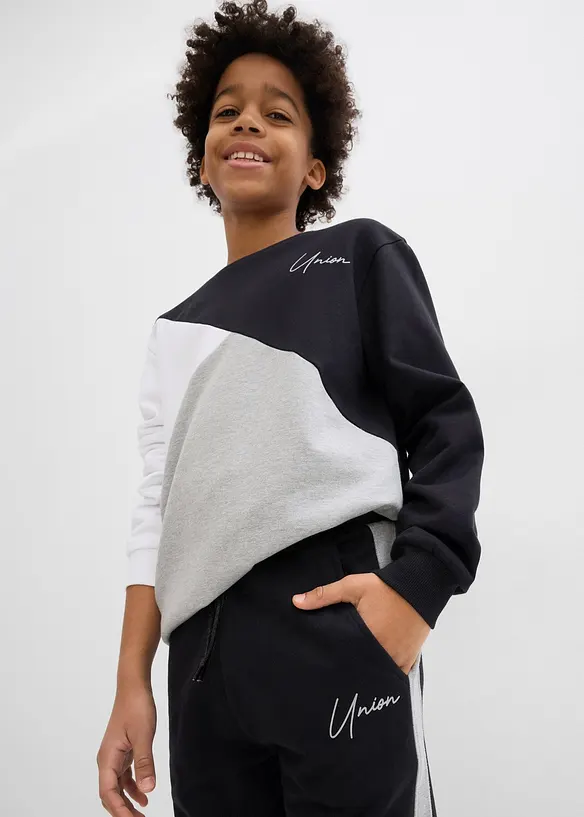 Sportovn&iacute; kalhoty z čist&eacute; organick&eacute; bavlny, bonprix