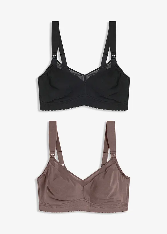 Kojic&iacute; podprsenka bez kostic s organickou bavlnou (2 ks), bonprix