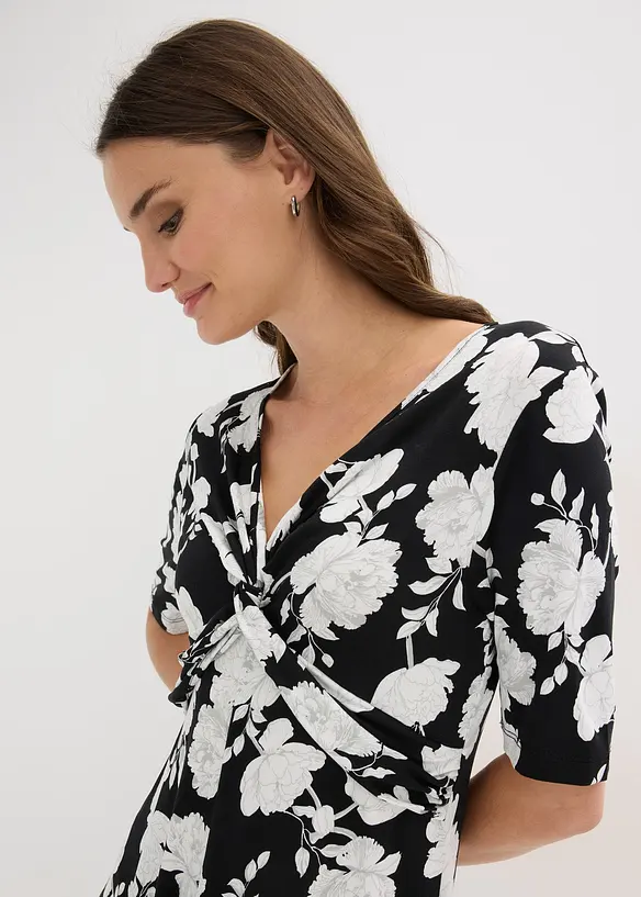 Žerzejov&eacute; &scaron;aty s potiskem a s nařasen&iacute;m, bonprix