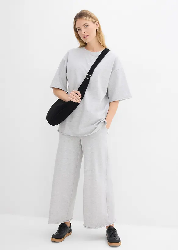 Dlouh&aacute; mikina z čist&eacute; bavlny, bonprix