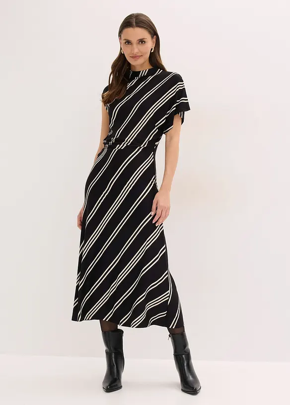 Midi &scaron;aty z jemn&eacute; směsi s visk&oacute;zou, bonprix