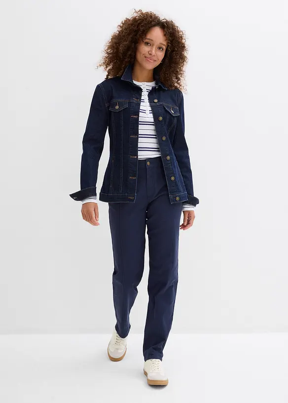 Keprov&eacute; kalhoty ze směsi bavlny s elastanem, bonprix