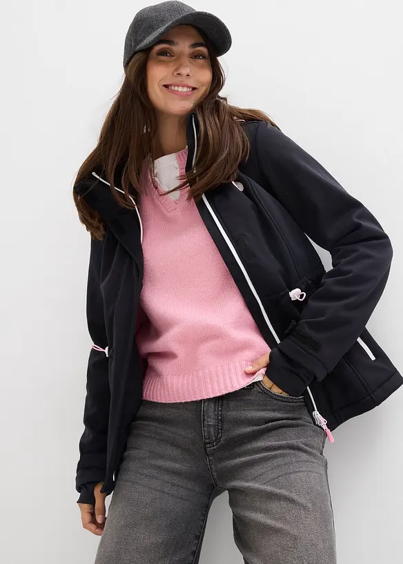 Vodoodpudiv&aacute; softshellov&aacute; bunda, bonprix