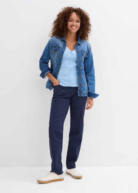 Tričko 2 v 1 z čist&eacute; bavlny, bonprix