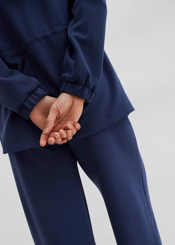 Dlouh&aacute; mikina z měkk&eacute;ho materi&aacute;lu scuba, bonprix