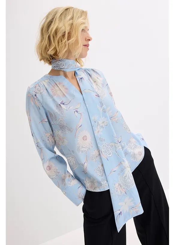 Tunika z jemn&eacute;ho sat&eacute;nu, bonprix