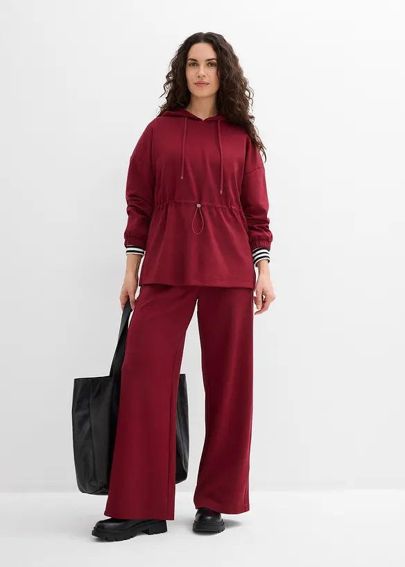 Dlouh&aacute; mikina z měkk&eacute;ho materi&aacute;lu scuba, bonprix