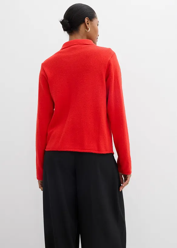 Pleten&yacute; kab&aacute;tek z visk&oacute;zov&eacute; směsi, bonprix