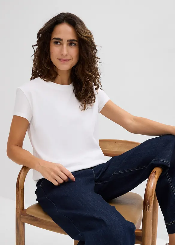 Tričko z čist&eacute; organick&eacute; bavlny (2 ks v balen&iacute;), bonprix