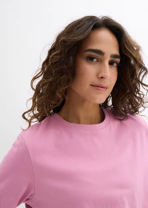 Dlouh&eacute; tričko z čist&eacute; organick&eacute; bavlny (2 ks v balen&iacute;), bonprix