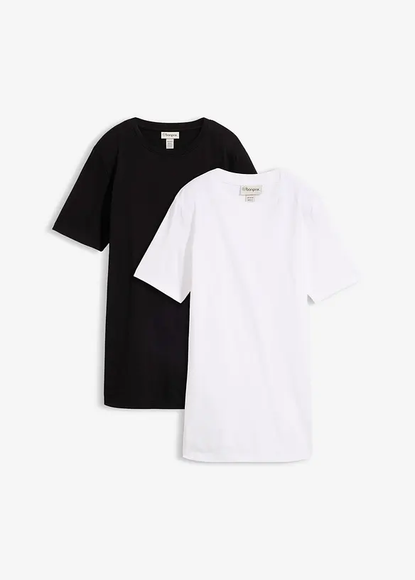 Dlouh&eacute; tričko z čist&eacute; organick&eacute; bavlny (2 ks v balen&iacute;), bonprix