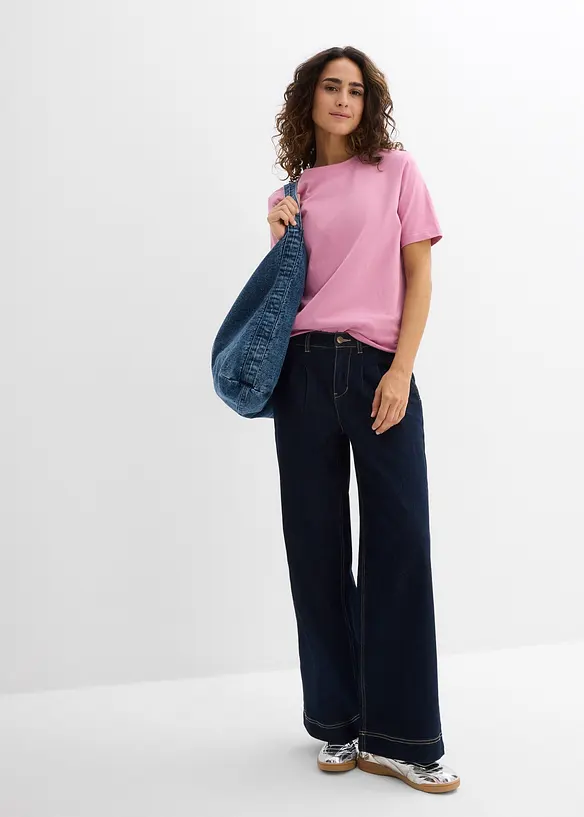 Dlouh&eacute; tričko z čist&eacute; organick&eacute; bavlny (2 ks v balen&iacute;), bonprix