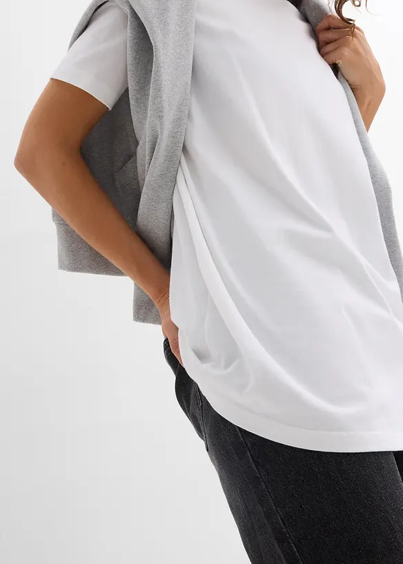 Dlouh&eacute; tričko z čist&eacute; organick&eacute; bavlny (2 ks v balen&iacute;), bonprix