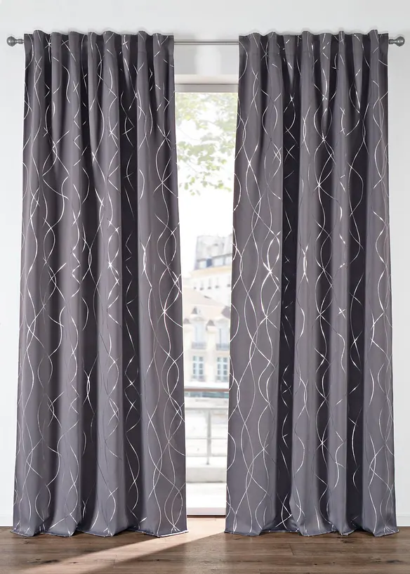 Zastiňuj&iacute;c&iacute; z&aacute;věs s leskem, tak&eacute; v extra d&eacute;lce (1 ks v balen&iacute;), bonprix