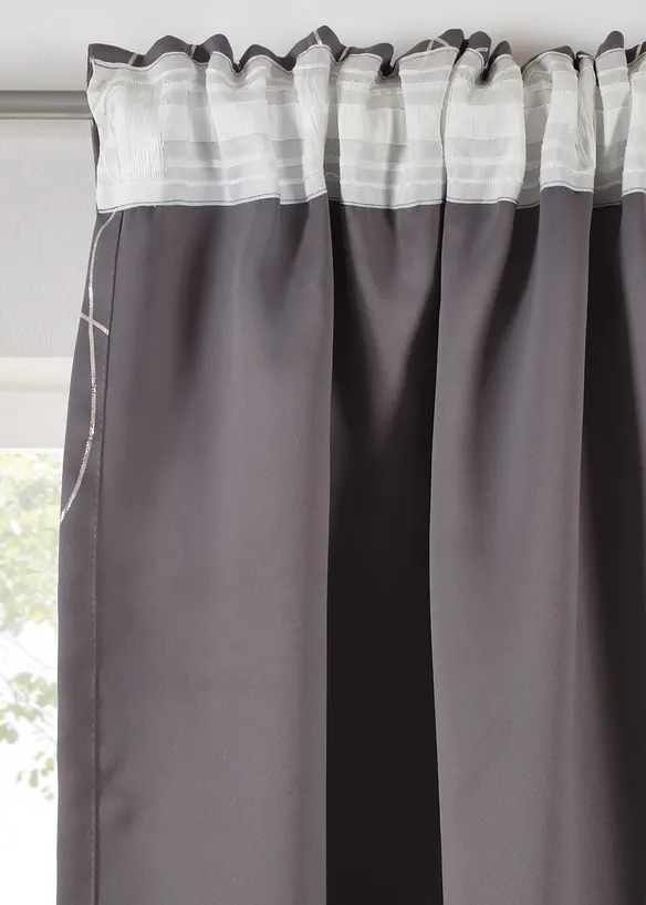 Zastiňuj&iacute;c&iacute; z&aacute;věs s leskem, tak&eacute; v extra d&eacute;lce (1 ks v balen&iacute;), bonprix