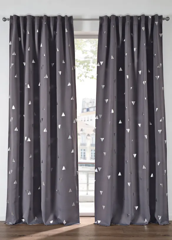 Zastiňuj&iacute;c&iacute; z&aacute;věs s leskem, tak&eacute; v extra d&eacute;lce (1 ks v balen&iacute;), bonprix