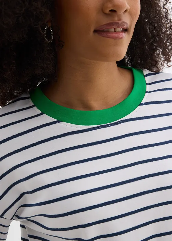 Tričko s dlouh&yacute;m ruk&aacute;vem, z čist&eacute; organick&eacute; bavlny, bonprix