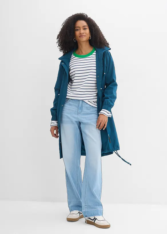 Tričko s dlouh&yacute;m ruk&aacute;vem, z čist&eacute; organick&eacute; bavlny, bonprix