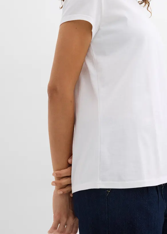 Tričko z čist&eacute; organick&eacute; bavlny (2 ks v balen&iacute;), bonprix