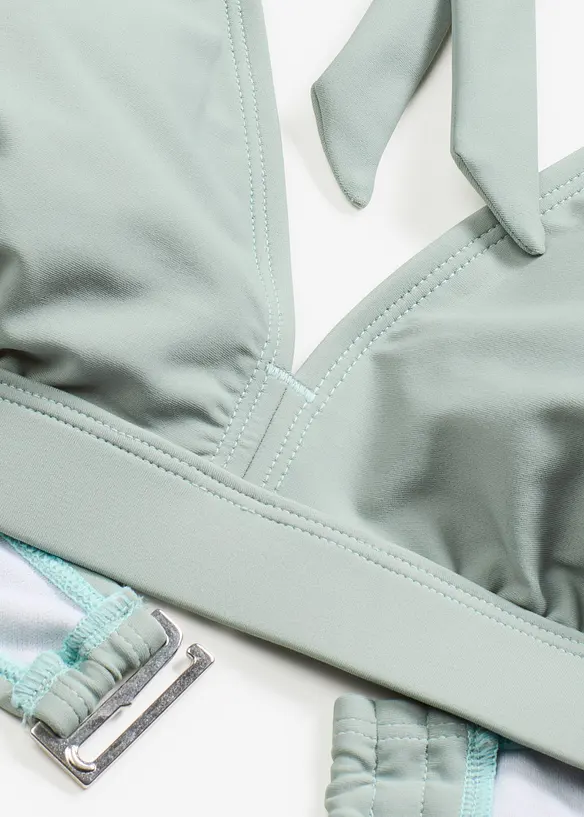 Bikiny a koupac&iacute; &scaron;ortky (3d&iacute;ln&aacute; souprava), bonprix