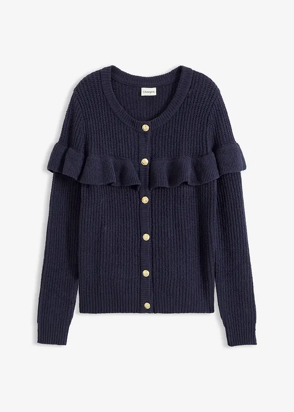 Kab&aacute;tek z jemn&eacute; pleteniny z bavlněn&eacute; směsi, bonprix