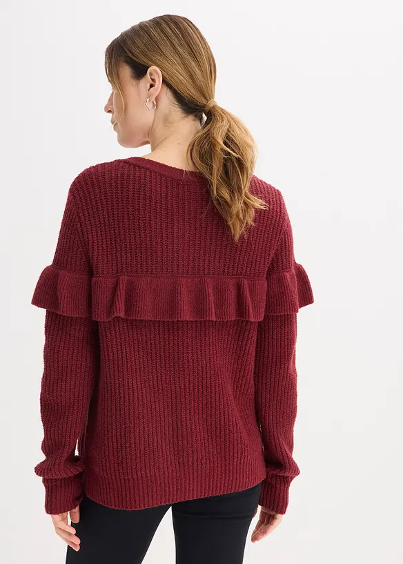 Kab&aacute;tek z jemn&eacute; pleteniny z bavlněn&eacute; směsi, bonprix