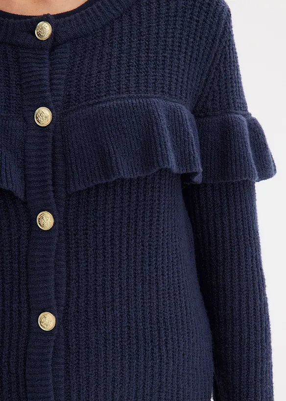 Kab&aacute;tek z jemn&eacute; pleteniny z bavlněn&eacute; směsi, bonprix