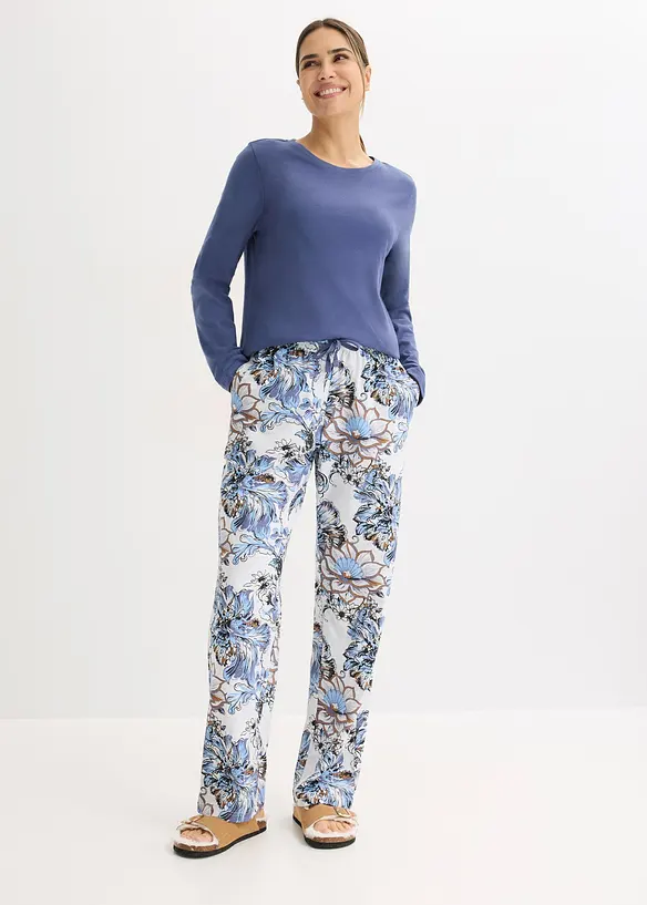 Pyžamo z měkk&eacute; bavlny, bonprix