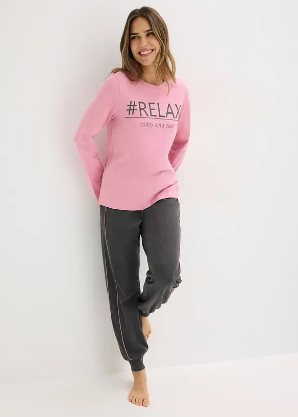 Pyžamo z měkk&eacute; bavlny, bonprix