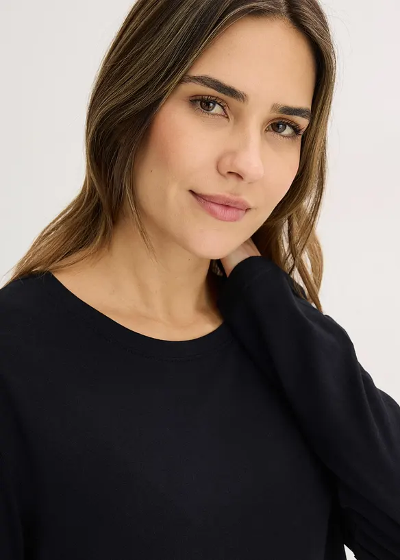 Pyžamo s visk&oacute;zou a &scaron;irok&yacute;mi nohavicemi, bonprix