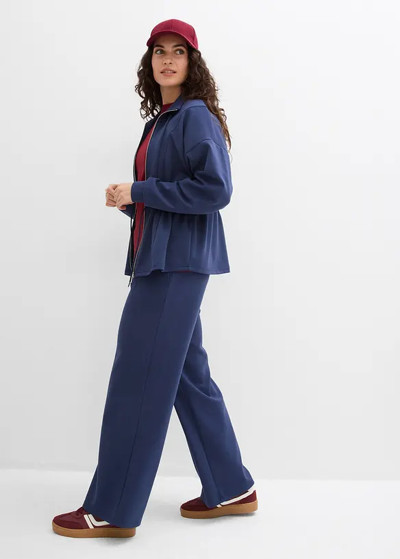 Mikina na zap&iacute;n&aacute;n&iacute;, z měkk&eacute;ho materi&aacute;lu scuba, bonprix