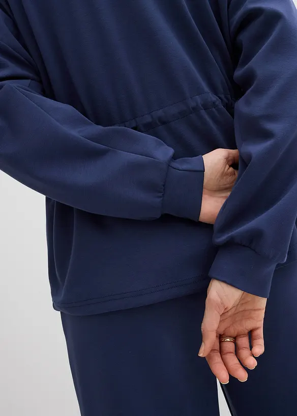 Mikina na zap&iacute;n&aacute;n&iacute;, z měkk&eacute;ho materi&aacute;lu scuba, bonprix