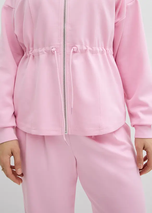 Mikina na zap&iacute;n&aacute;n&iacute;, z měkk&eacute;ho materi&aacute;lu scuba, bonprix