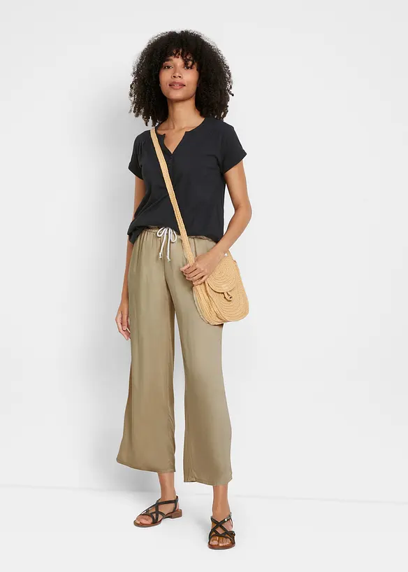 Bavlněn&eacute; tričko, kr&aacute;tk&yacute; ruk&aacute;v, bonprix